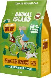 Animal Island ANIMAL ISLAND Wołowina - Karma sucha dla psów - 3kg