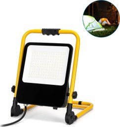 Aigostar  Przenośny halogen roboczy 100W 6500K z przewodem Przenośna lampa robocza 100W 6500K odlewana ciśnieniowo z przewodem