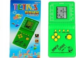 LeanToys Gra Elektroniczna Tetris Kieszonkowa Zielona LEAN TOYS