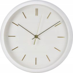Home Styling Collection Zegar ścienny nowoczesny, złote wskazówki, Ø 31 cm