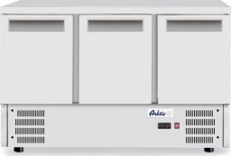 ARKTIC Stół chłodniczy 3-drzwiowy z blatem roboczym i agregatem dolnym nierdzewny 368 l - Hendi 236147
