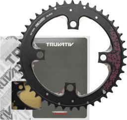 Truvativ Tarcza mechanizmu korbowego Truvativ 44T, BCD 104, 3mm taper, aluminium, czarna, czerwona grafika