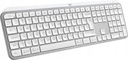 Klawiatura Logitech MX Keys S klawiatura Uniwersalne RF Wireless + Bluetooth Portugalski Aluminium Biały