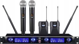 Mikrofon DNA DNA WM4 VOCAL HEAD SET MIX podwójny zestaw system nagłośnienia mikrofon bezprzewodowy 2x nadajnik doręczny 2x nadajnik nagłowny + bodypack