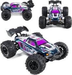 Coil Coil auto terenowe zdalnie sterowane 1:16 ŚwiatŁa led rapidly purple