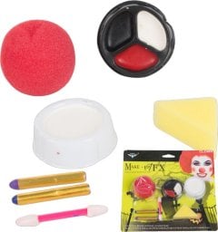  Verk Zestaw do makijażu klaun z nosem na halloween makeup do cosplay makijaż Zestaw do makijażu klaun z nosem na halloween makeup do cosplay makijaż