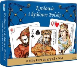 Wydawnictwo Jako Karty 2x55 listków. Królowie i królowe Polski