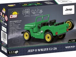 Cobi Jeep Willys CJ-2A zielony