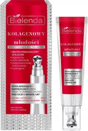 Bielenda BIELENDA Kolagenowy Stymulator Młodości Wygładzająco-naprężający krem przeciwzmarszczkowy pod oczy i wokół ust 15 ml