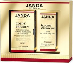 Janda JANDA My Clinic Zestaw prezentowy Gold C Premium (krem wielozadaniowy+żelazko zmarszczek)