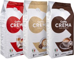 Kawa ziarnista Coffix Kawa ziarnista zestaw 3x 1kg Caffe Crema