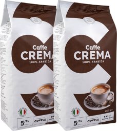 Kawa ziarnista Coffix Kawa ziarnista 2x 1kg Caffe Crema 100% Arabica