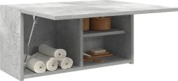 vidaXL Wisząca szafka łazienkowa, szarość betonu, 60x25x30 cm