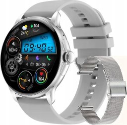 Smartwatch Rubicon SmartWatch Rubicon RNCF35 srebrny rozmowy powiadomienia BT Call .