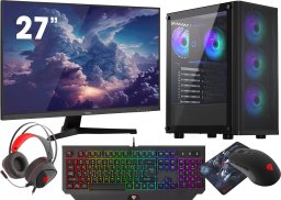 Komputer Vist VIST PC ARGB VENTUM Ryzen 7 5700G 16GB SSD 1TB nVme WIFI G-Master 27" W11
