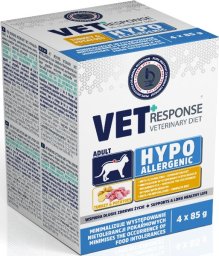 Vet Response Karma mokra dla kota VET RESPONSE HYPOALLERGENIC indyk 4 x 85 g