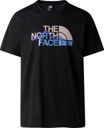 The North Face Koszulka The North Face M Mountain Line Tee męska : Kolor - Czarny, Rozmiar - XL