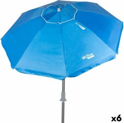  Aktive Slnenk Aktive Niebieski Poliester Aluminium 220 x 225 x 220 cm (6 Sztuk)