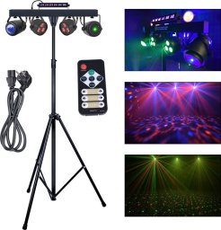 LIGHT4ME BELKA LED PAR FLOWER BALL LASER UV STROBE multiefekt oświetlenie disco