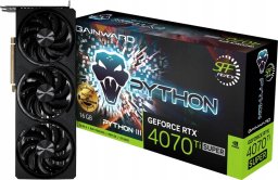 Karta graficzna Gainward GeForce RTX 4070 Ti SUPER Python III OC 16GB GDDR6X (471056224-4656)