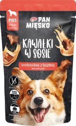 Pan Mięsko Kawałki w sosie Wołowina z koziną 150g