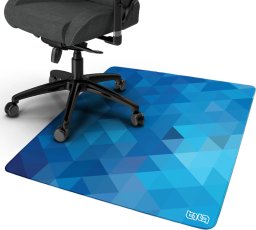 Tilt Mata pod Krzesło Błękitna Geometria 100x100