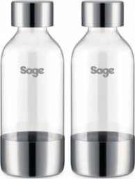 Sage Butelki do saturatora SCA002BSS 0,6l 2 sztuki