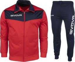 Givova Dres Givova Tuta Visa Triacetato czerwono-granatowy TR018 1204 L