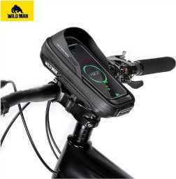 WildMan Etui/uchwyt rowerowy WILDMAN L ES16 sakwa na ramę czarna/black