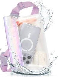 Case mate Case-Mate Soap Bubble Waterproof Phone Belt Bag - Wodoodporna torebka / saszetka crossbody do smartfonów (Iridescent)