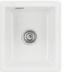 Zlewozmywak SYSTEMCERAM Systemceram Mera 32 U Gronland, zlewozmywak ceramiczny, korek manualny