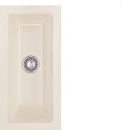 Zlewozmywak SYSTEMCERAM Systemceram Mera 16 U Magnolia, zlewozmywak ceramiczny, korek manualny