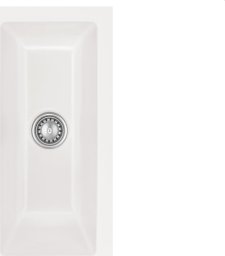 Zlewozmywak SYSTEMCERAM Systemceram Mera 16 U Polar, zlewozmywak ceramiczny, korek manualny