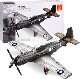 Jokomisiada Klocki techniczne samolot bojowy P-51 Fighter 258 ele ZA4624