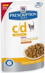  Hills  Prescription Diet c/d Feline z Kurczakiem saszetka 85g