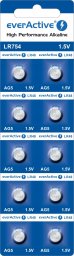 EverActive Bateria alkaliczna mini everActive AG5 G5 LR754 LR48 - blister 10 sztuk