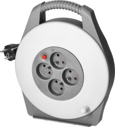 Orno Przedłużacz bębnowy 4 gniazda 2P+Z (kabel PVC H05VV-F 3x1mm2) długość 10m