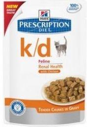  Hills  Prescription Diet k/d Feline Kurczak saszetka 85g