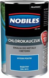 Nobiles NOBILES EMALIA CHLOROKAUCZUKOWA NIEBIESKI BŁĘ RAL 5015 0.9L (1 SZT)