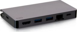 C2G C2G USB C Docking Station with 4K HDMI, USB, Ethernet, and USB C - Power Delivery up to 100W - Dockingstation - USB-C / Thunderbolt 3 - HDMI - 1GbE