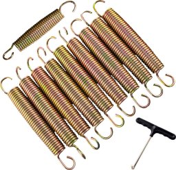 Verk Sprężyny do trampoliny sprężyna 165mm 16,5cm 10szt Sprężyny do trampoliny sprężyna 165mm 16,5cm 10szt