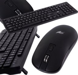 Klawiatura + mysz Verk Klawiatura i myszka bezprzewodowa mysz zestaw komplet cicha numeryczna usb Klawiatura i myszka bezprzewodowa mysz zestaw komplet cicha numeryczna usb