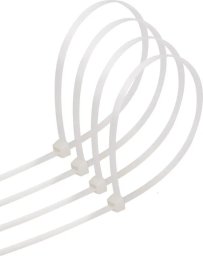 Organizer Aigostar  Nylonowa opaska zaciskowa 40 szt. 3,6x200 mm biała Nylonowa opaska zaciskowa 40 szt. 3,6x200 mm biała