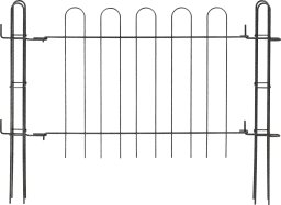 Kadax KADAX Furtka Bramka Ogrodowa Do Płotka metal Klasyczna Panelowa 72 cm Ogród