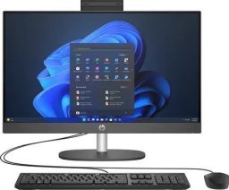 Komputer HP HP ProOne 245 G10 AMD Ryzen™ 5 7520U 153,7 cm (60.5") 1920 x 1080 px All-in-One PC 16 GB LPDDR5-SDRAM 512 GB SSD Windows 11 Pro Wi-Fi 6 (802.11ax) Czarny