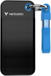 Dysk zewnętrzny SSD Verbatim Pocket 1TB Czarno-niebieski (32191)