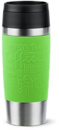 Emsa TRAVEL MUG Classic kubek termiczny limonkowy ze stali nierdzewnej, 0.36 liters