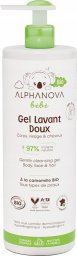 Alphanova Bebe Alphanova Bebe Bio, Delikatny żel myjący dla niemowląt 2 w 1, 400ml