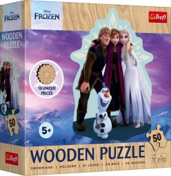 Trefl Puzzle drewniane Ulubiona Kraina Lodu 50 elementów (20283)