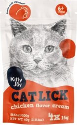 Kitty Joy Kitty Joy Cat Lick Kurczak Cream 4x15g